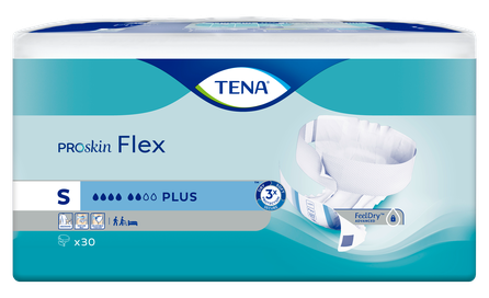 TENA Flex Plus S autiņbiksītes, 30 gab.