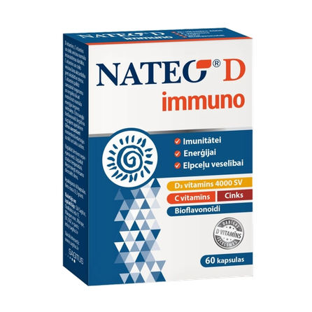 NATEO D immuno SV4000 kapsulas, 60 gab.
