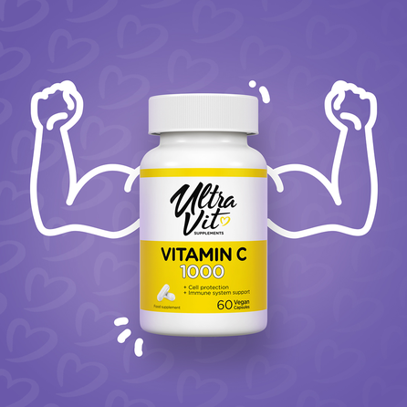 ULTRAVIT   Vitamin C kapsulas, 60 gab.