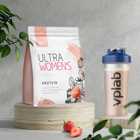 VPLAB Ultra Women`s Protein Strawberry pulveris, 500 g