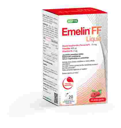 EMELIN FF Liquid 75 mg/400 mcg/2 mcg paciņas, 20 g