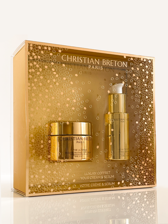 CHRISTIAN BRETON Coffret Blue Top Ultimate Regenerating Day cream+Ultimate Lifting serum dāvanu komplekts, 1 gab.