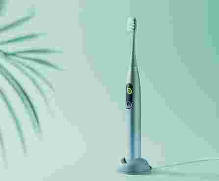 OCLEAN Smart Sonic X Pro Mist Green elektriskā zobu birste, 1 gab.
