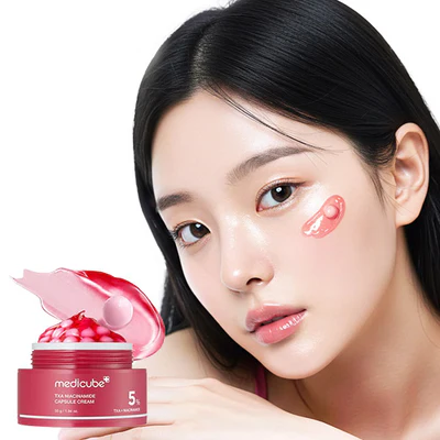 MEDICUBE TXA Niacinamide Capsule sejas krēms, 55 g
