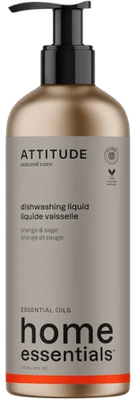 ATTITUDE Orange & Sage trauku mazgāšanas līdzeklis, 473 ml