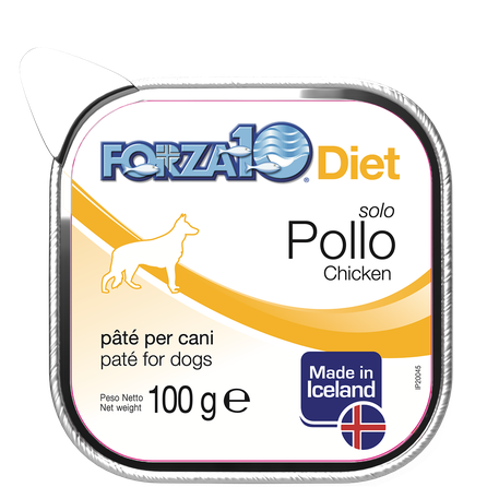FORZA10 Solo Diet Vista, Suņiem pastēte, 100 g