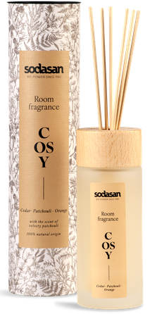 SODASAN Cosy, Ciedra, Pačūlijas, Apelsīna Un Eikalipta Aromāts mājas aromāts, 200 ml