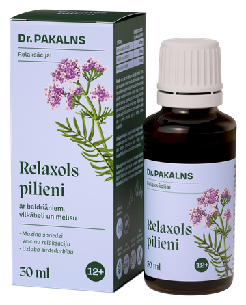 DR. PAKALNS Relaxols Stress Support pilieni, 30 ml