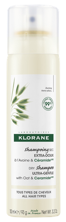 KLORANE With Oatmeal and Ceramide sausais šampūns, 150 ml