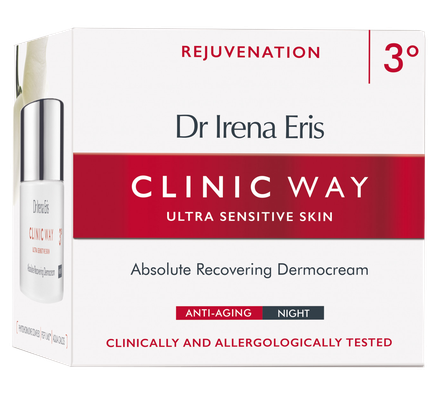 CLINIC WAY  3 Rejuvenation nakts sejas krēms, 50 ml