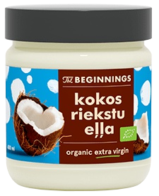 THE BEGINNINGS Kokosriekstu Virgin BIO eļļa, 400 ml