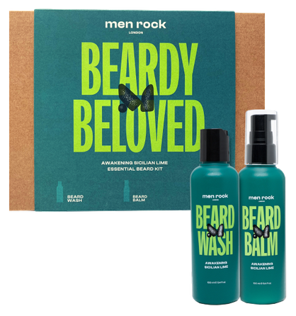 MEN ROCK Beard Duo Sicilian Lime komplekts, 1 gab.