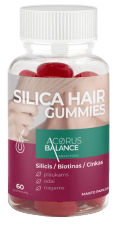 ACORUS BALANCE Silica hair Gummies (2,5 g) želejas konfektes, 60 gab.