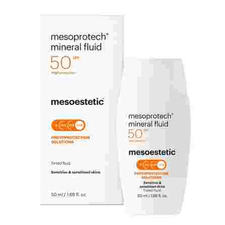 MESOESTETIC Mesoprotech Mineral Fluid 50+ saules aizsargkrēms, 50 ml