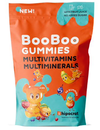 BIOFARMACIJA BooBoo želejas konfektes, 90 gab.