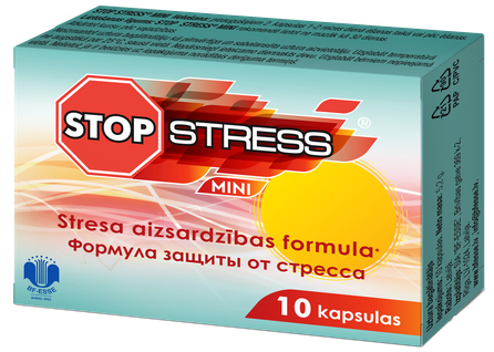 STOP STRESS Mini  kapsulas, 10 gab.