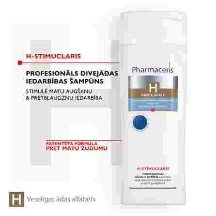 PHARMACERIS H-Stimuclaris šampūns, 250 ml