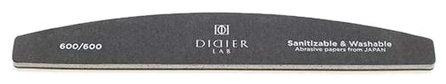 DIDIER LAB Halfmoon Black 600/600 nagu vīlīte, 1 gab.