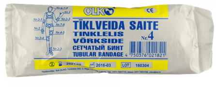OLKO  nesterila Nr. 4 tīklveida saite, 1 gab.