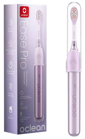 OCLEAN Ease Pro Purple elektriskā zobu birste, 1 gab.