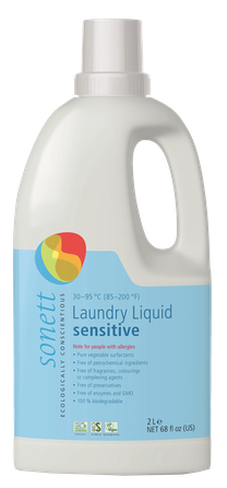 SONETT Neutral šķidrais veļas mazgāšanas līdzeklis, 2000 ml