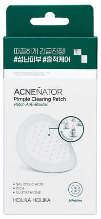 HOLIKA HOLIKA Acnenator Pimple Clearing pūtīšu plāksteri, 6 gab.