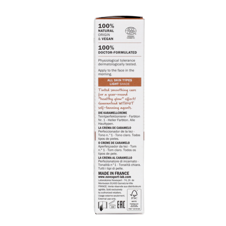 NOVEXPERT  The Caramel Cream Ivory Nr.1 Pro Melanine BB sejas krēms, 30 ml