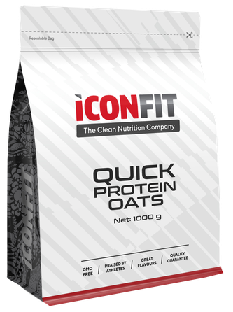 ICONFIT Quick Protein Oats - Chocolate biezputra, 1000 g