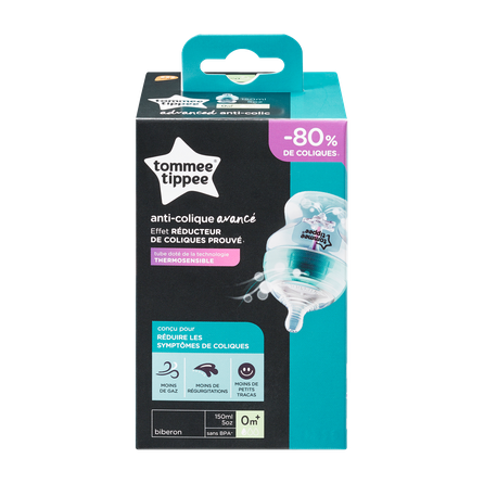 TOMMEE TIPPEE Anti-Colic 0+ pudelīte, 1 gab.