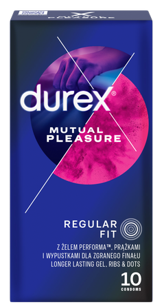 DUREX Mutual Pleasure prezervatīvi, 10 gab.