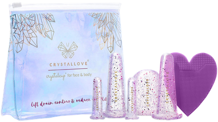 CRYSTALLOVE CrystalCup Face and Body komplekts, 1 gab.