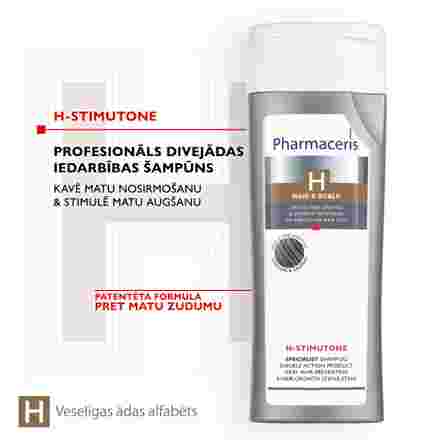 PHARMACERIS H Stimutone šampūns, 250 ml