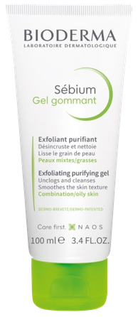 BIODERMA Sebium Gel gommant attīrošs līdzeklis, 100 ml