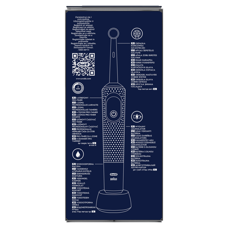 ORAL-B Vitality Pro Protect X Clean Vapor Blue elektriskā zobu birste, 1 gab.
