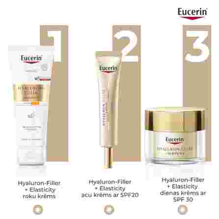 EUCERIN Hyaluron-Filler + Elasticity Age Spot Correcting SPF 30 roku krēms, 75 ml