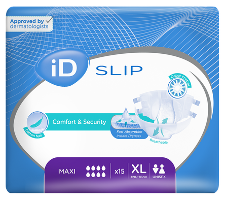 ID Slip Maxi XL (120-170 cm) autiņbiksītes, 14 gab.