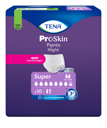 TENA Pants Night Super M biksītes, 10 gab.