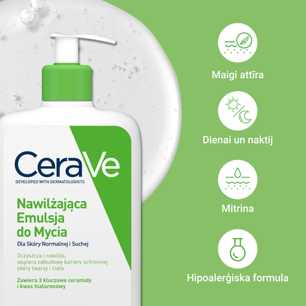 CERAVE Hydrating (refill) attīrošs līdzeklis, 473 ml