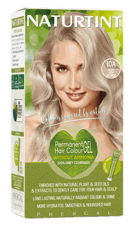 NATURTINT Without Ammonia Light Ash Blonde 10A matu krāsa, 1 gab.