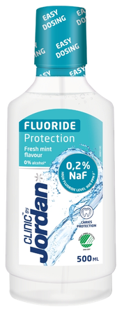 JORDAN Fluoride Protect mutes skalojamais līdzeklis, 500 ml