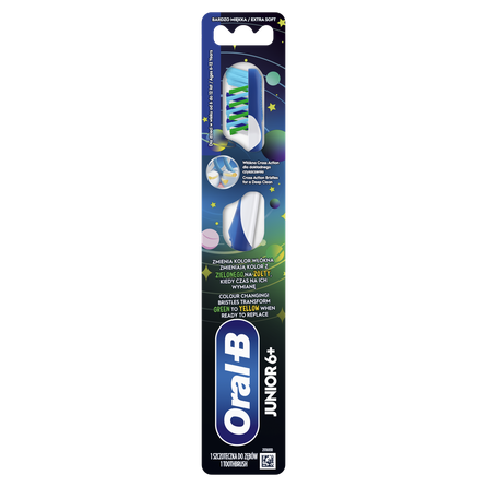 ORAL-B Junior 6-12y, Extra soft zobu birste, 1 gab.