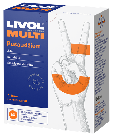 LIVOL  Multi Pusaudžiem tabletes, 60 gab.