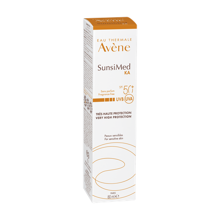 AVENE Sun SunsiMed Ka SPF 50+ saules aizsarglīdzeklis, 80 ml