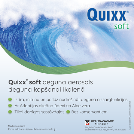 QUIXX  Soft deguna aerosols, 30 ml