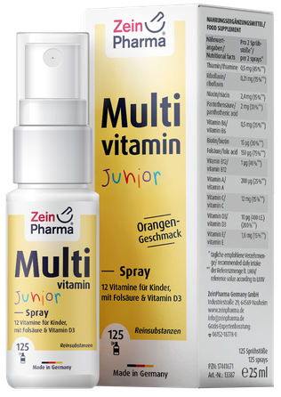ZEINPHARMA Multivitamin Junior Spray izsmidzināms līdzeklis, 25 ml