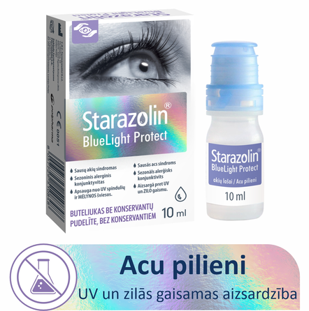 STARAZOLIN    BlueLight Protect acu pilieni, 10 ml