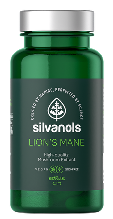 SILVANOLS Lion s Mane kapsulas, 60 gab.