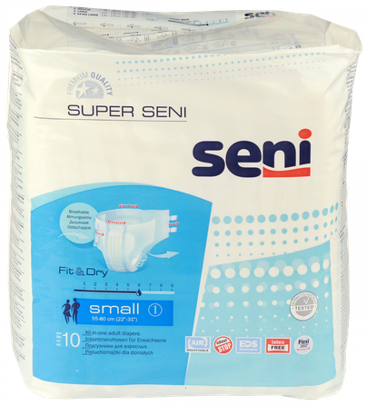 SENI Super Seni Small autiņbiksītes, 10 gab.