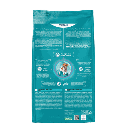 FORZA10 Maintenance Puppy Mini Ar Zivīm, Suņiem sausā barība, 2 kg