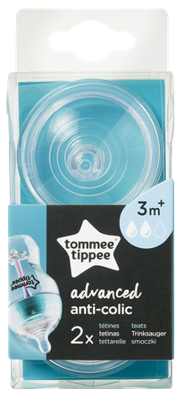 TOMMEE TIPPEE Anti-Colic 3 m+ knupis, 2 gab.